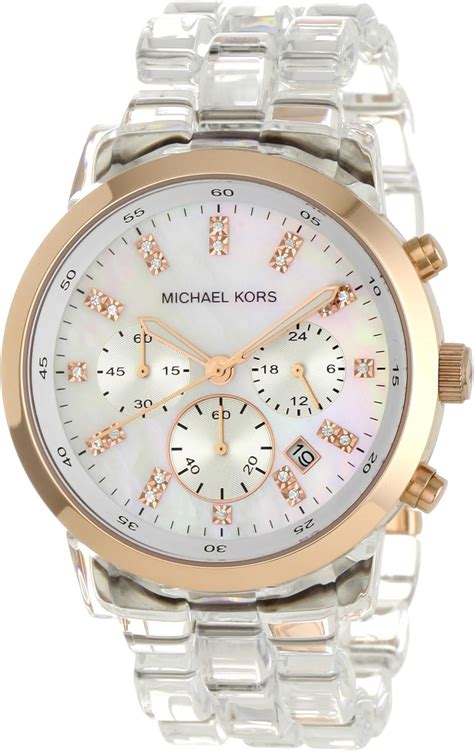 michael kors clear watch ebay|michael kors interchangeable watch band.